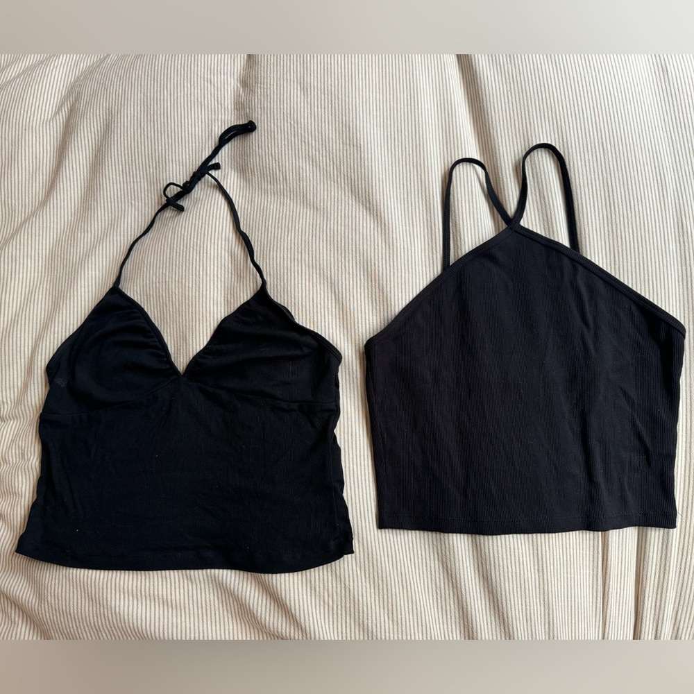 Two black Aritzia tops